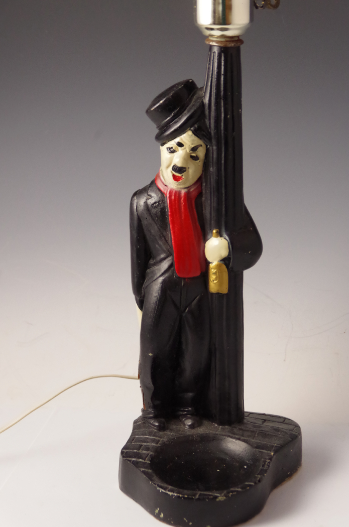 Vintage Charlie Chaplin Lamp Post Light