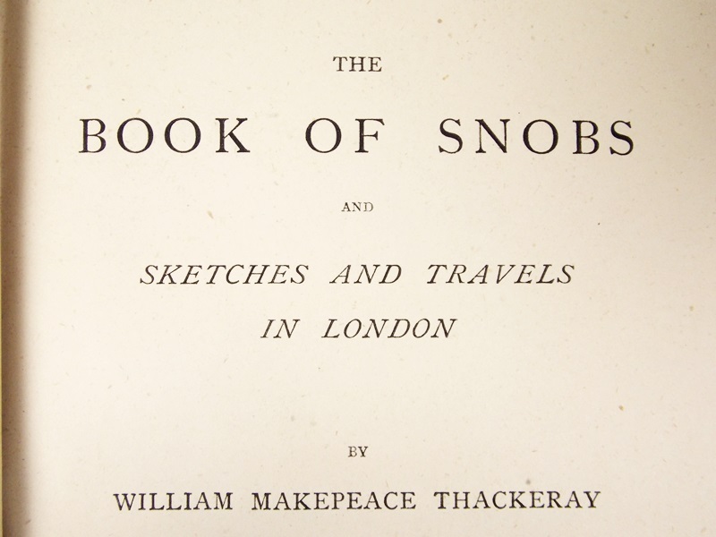 "The Works of William Thackeray", 20 Volumes Published in 1879
