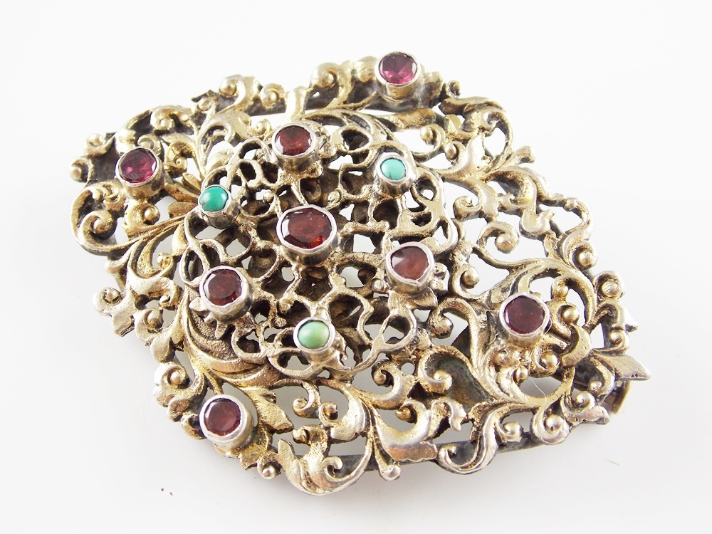 Collection of Vintage Brooches, Pins, Bracelets and More