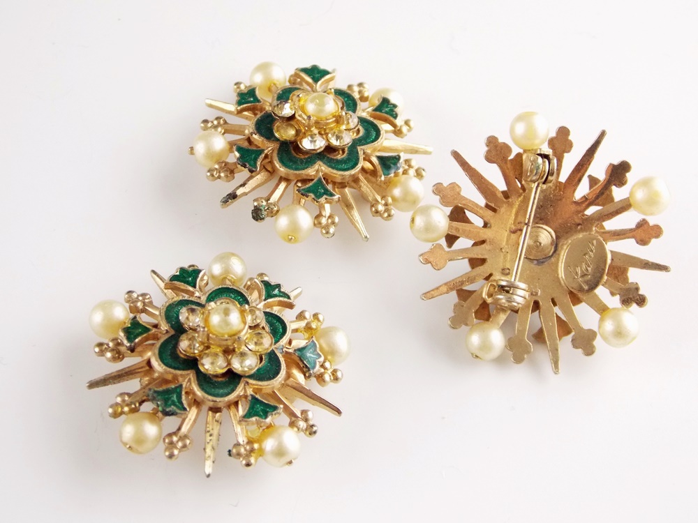 Collection of Vintage Brooches, Pins, Bracelets and More