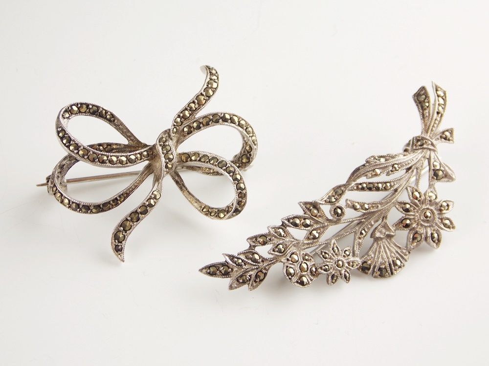 Collection of Vintage Brooches, Pins, Bracelets and More