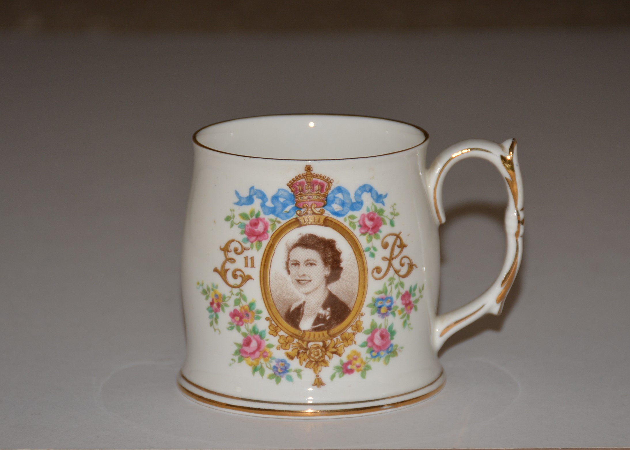 Pair of Elizabeth II Coronation Teacups