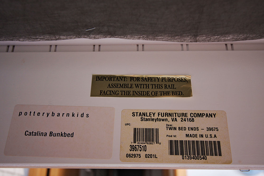 White Stanley Furniture Bunk Bed