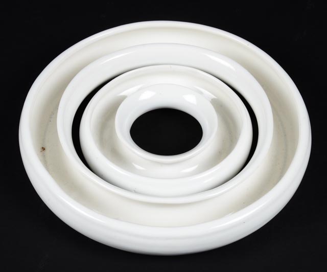 Vintage White Ceramic Planters