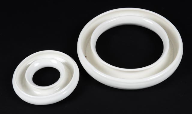 Vintage White Ceramic Planters