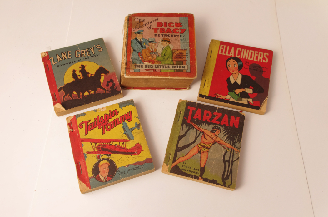 Vintage Books Featuring Dick Tracy, Zane Gray, and More