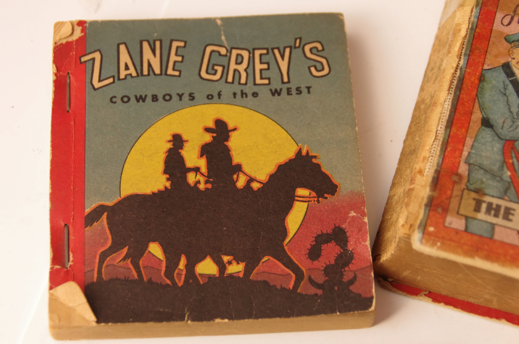 Vintage Books Featuring Dick Tracy, Zane Gray, and More