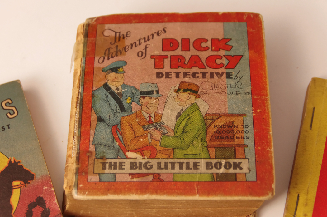 Vintage Books Featuring Dick Tracy, Zane Gray, and More