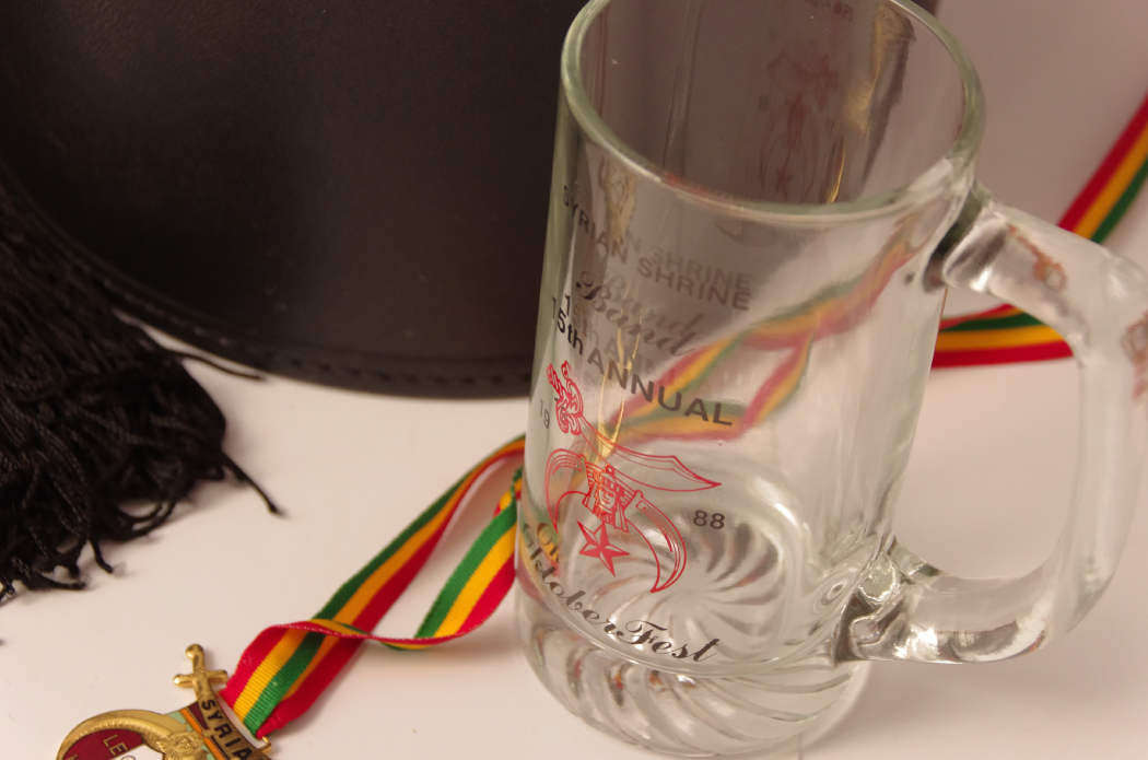 Shriners Syrian Legion of Honor Hat and Memorabilia