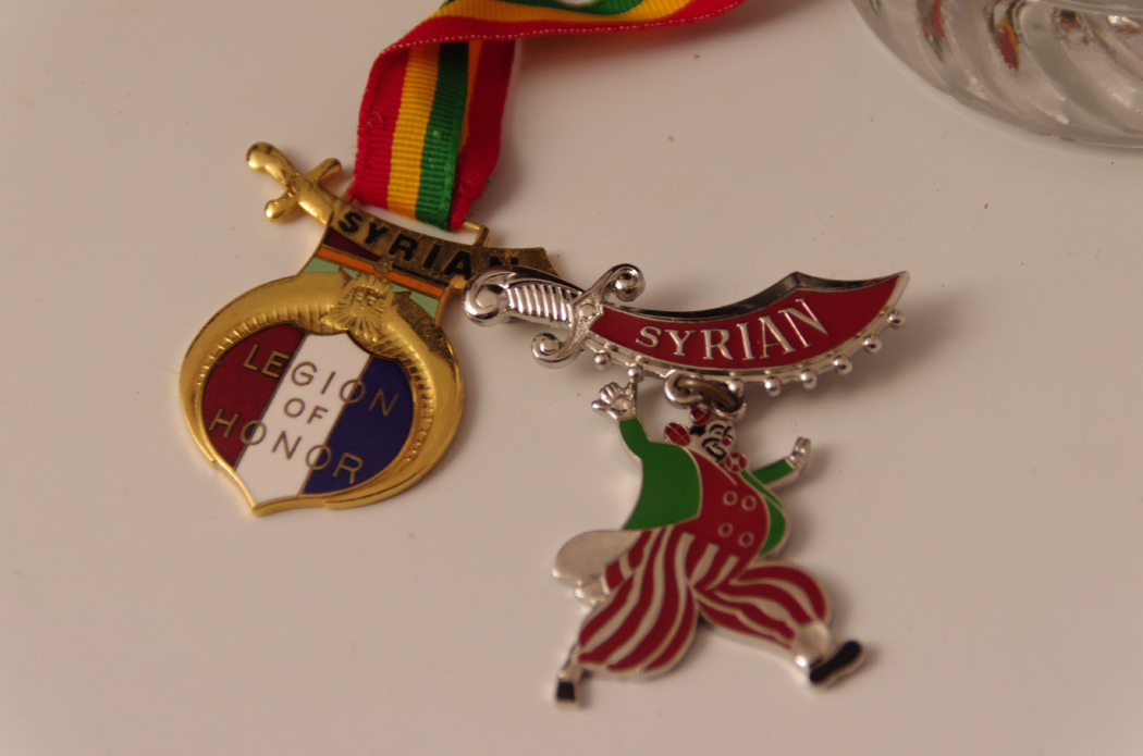 Shriners Syrian Legion of Honor Hat and Memorabilia