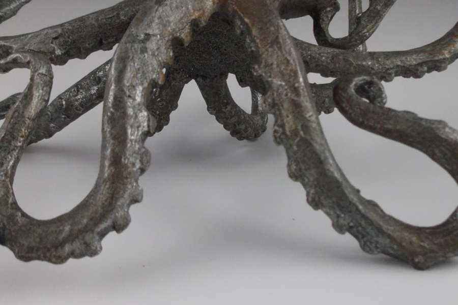 Cast Iron Octopus Figurine