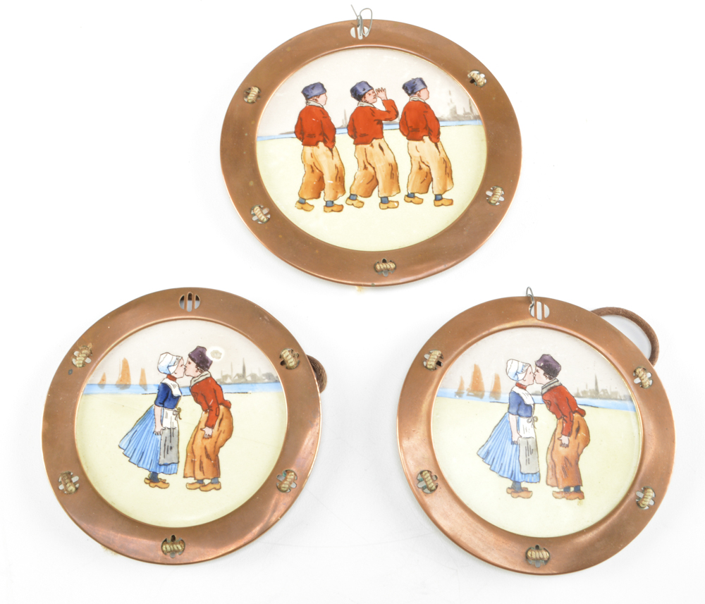 Vintage Dutch Tray And Coasters