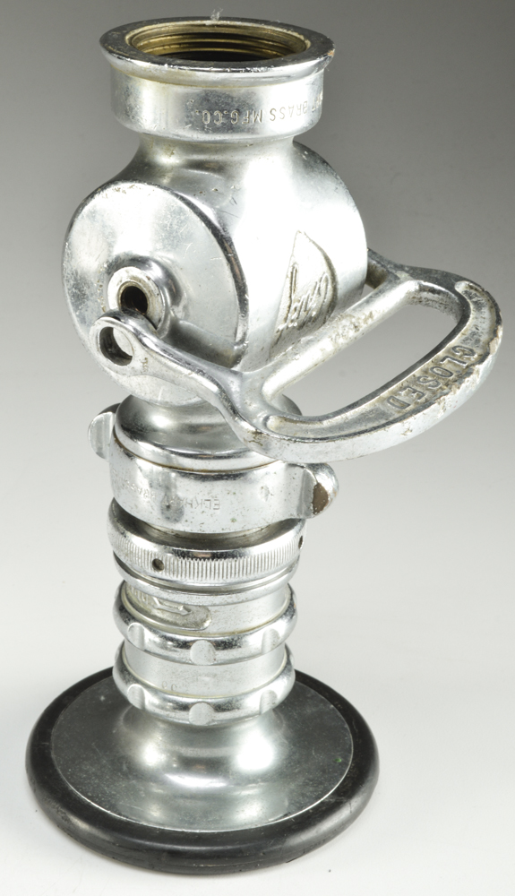 Assortment of Vintage Fire Hose Nozzle Parts