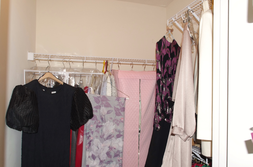 Closet Cleanout of Women's Clothing and Garment Bags