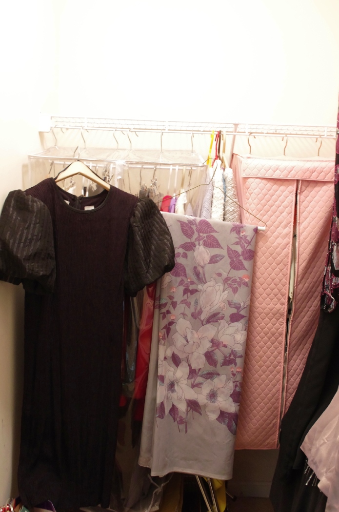 Closet Cleanout of Women's Clothing and Garment Bags