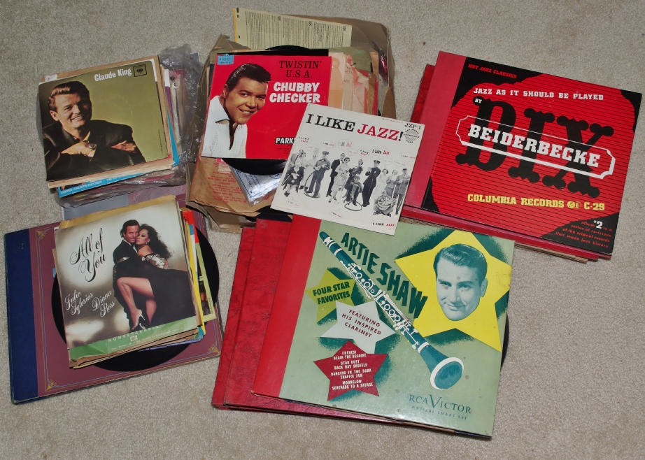 Collection of 78 and 45 RPM  Vinyl Records