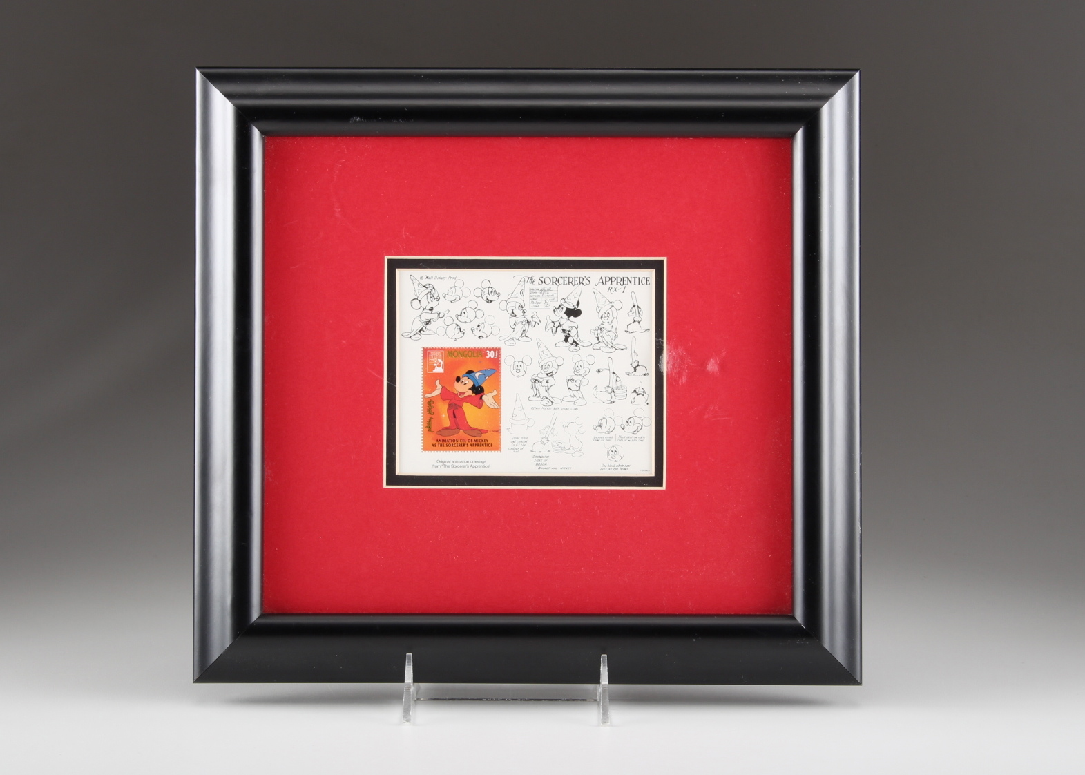 Disney Limited Edition "Sorcerer's Apprentice" Framed Stamp