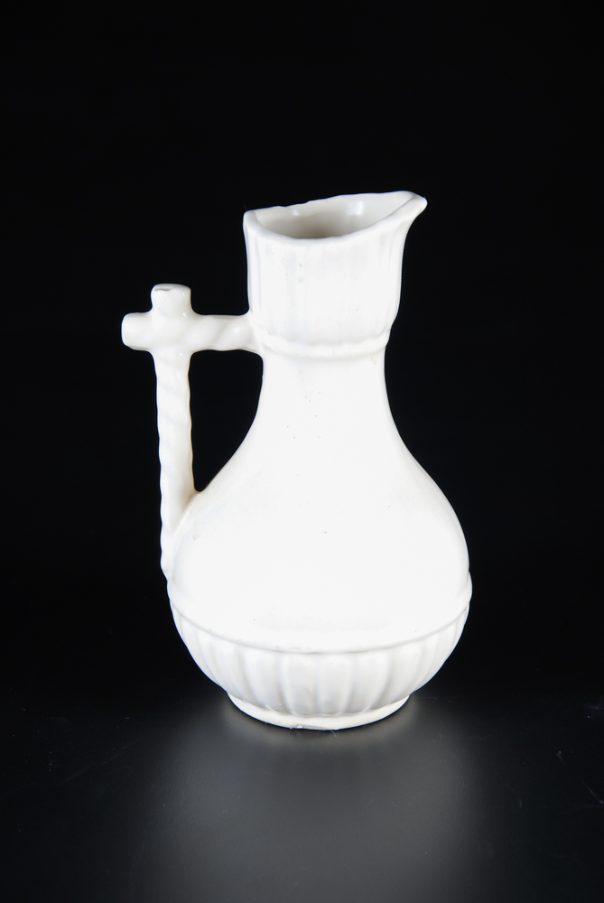 Vintage White Glazed Pottery