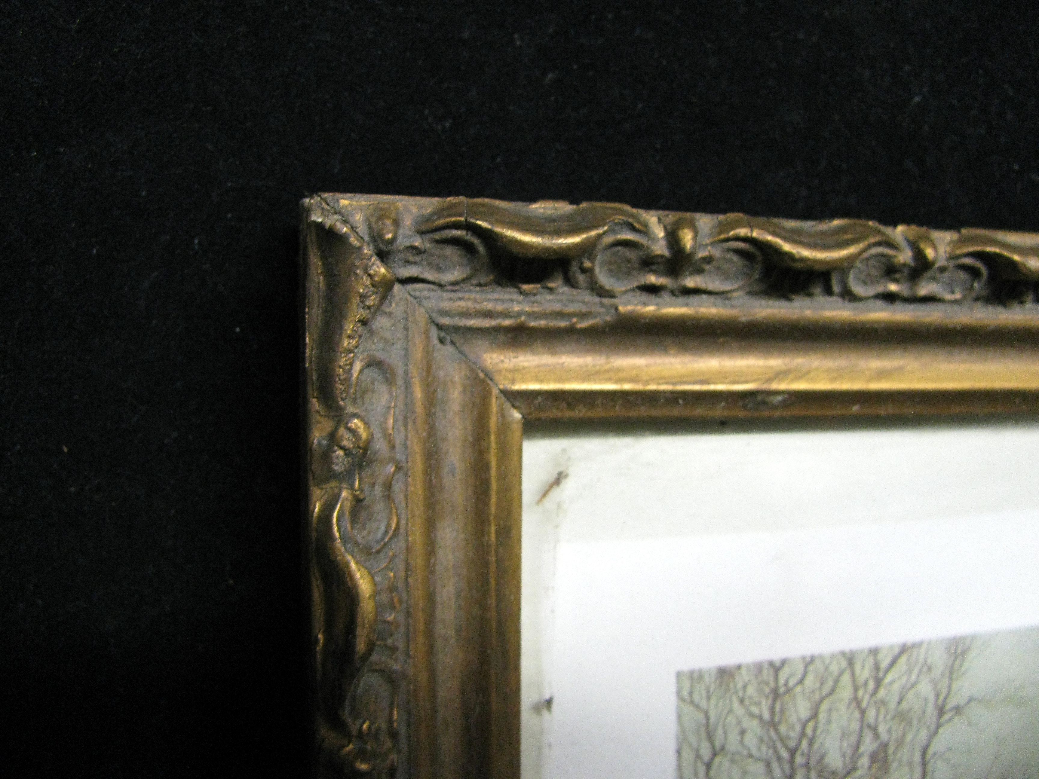 Antique Framed Currier&Ives Prints