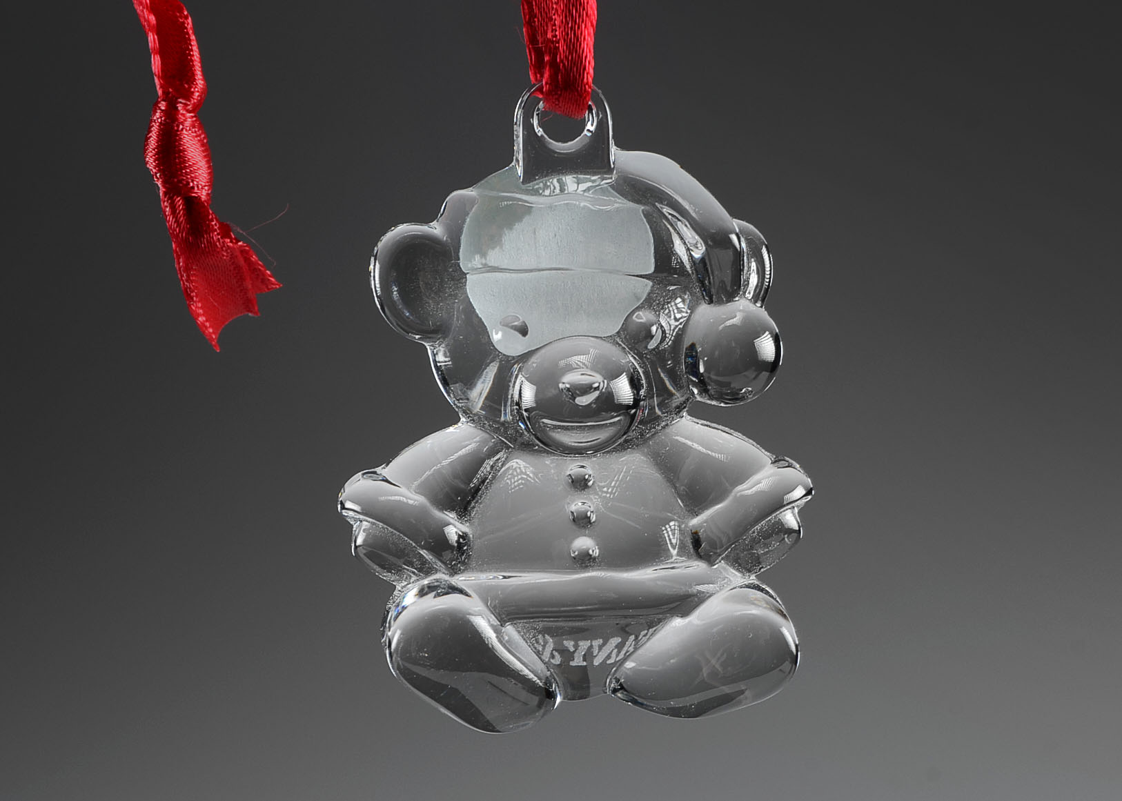 Tiffany & Co. Teddy Bear Crystal Ornament