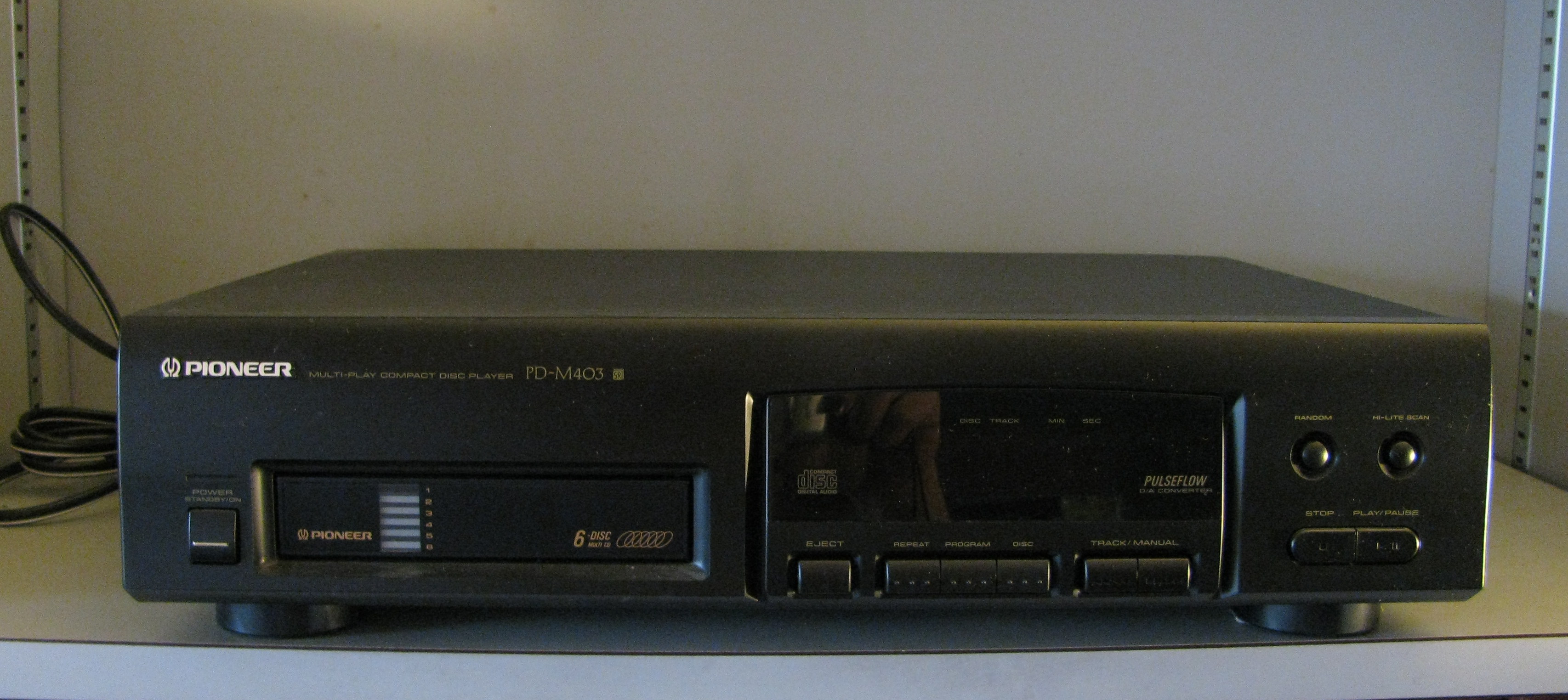 Pioneer Six-Disc CD Player