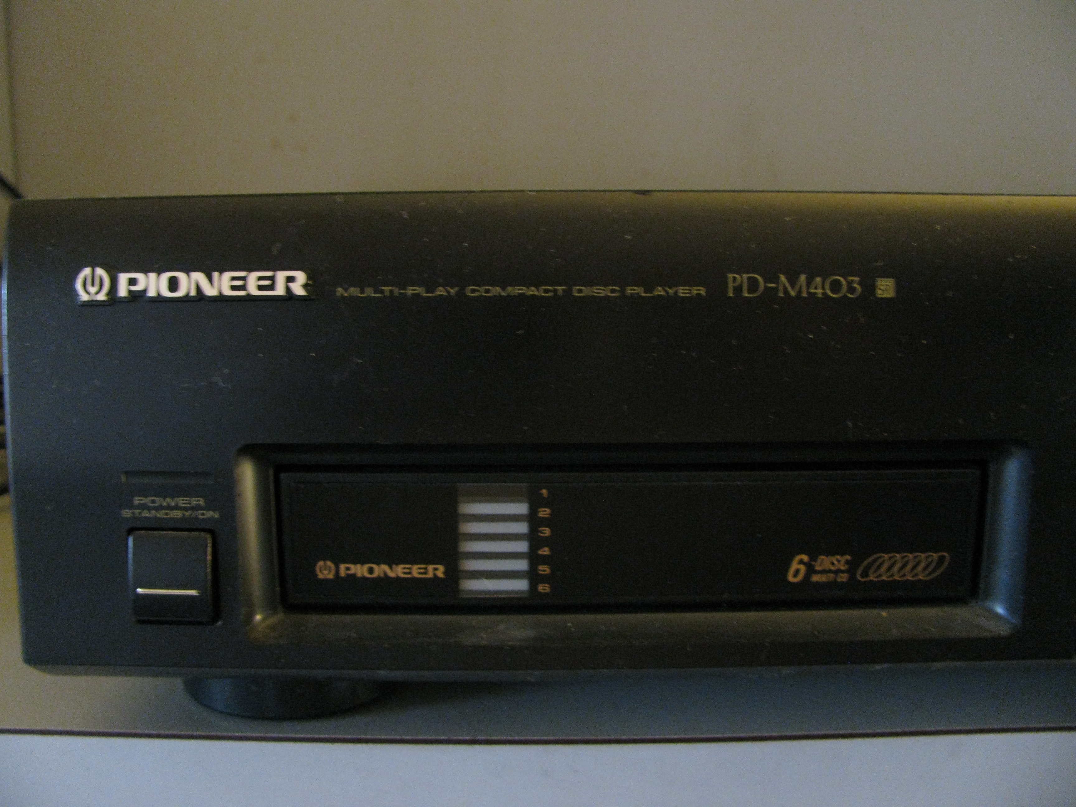 Pioneer Six-Disc CD Player