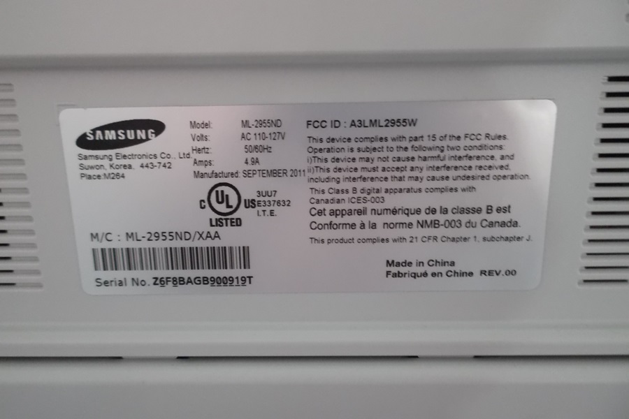 Samsung Black and White Printer