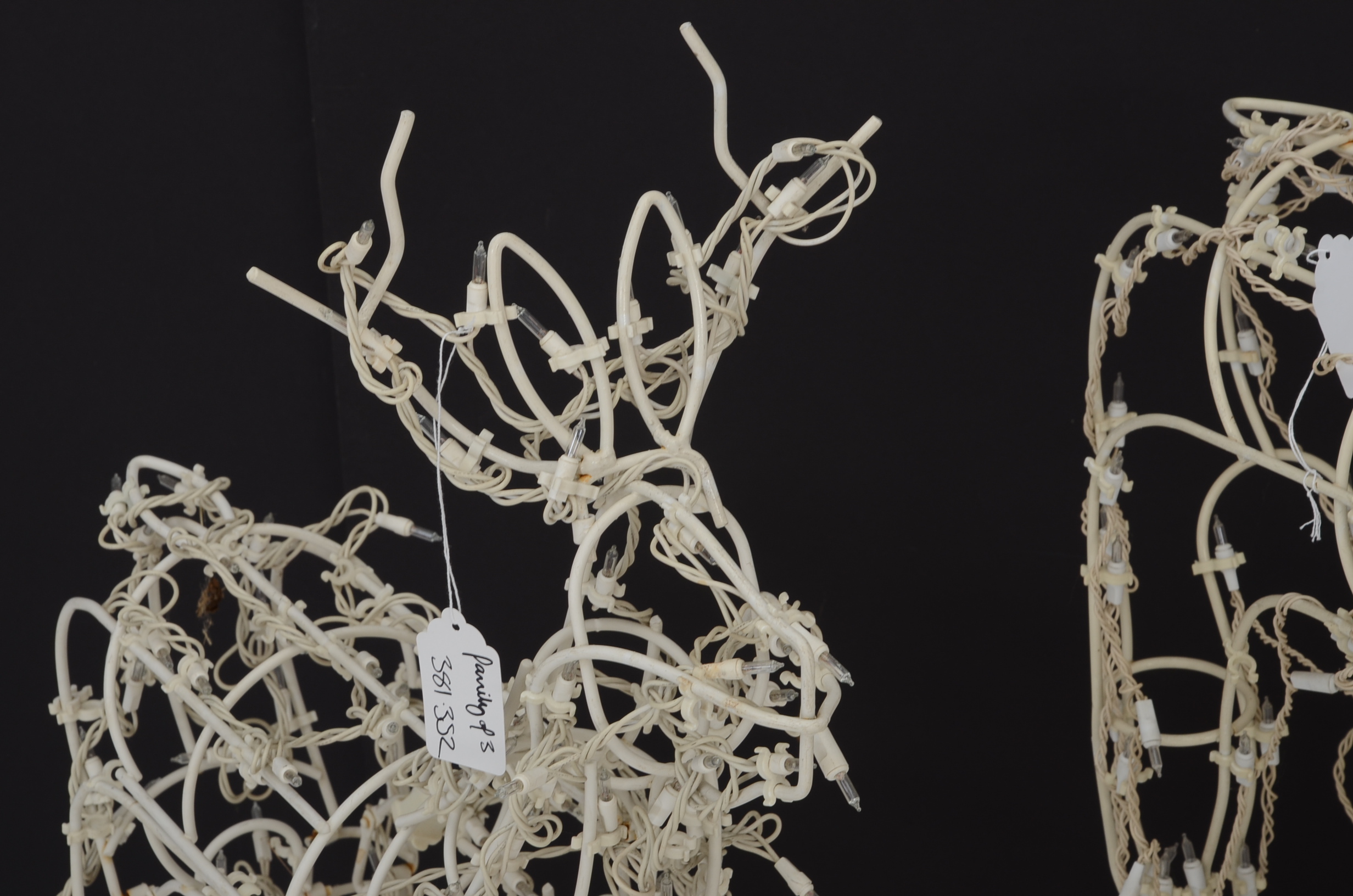 Outdoor Illuminated Deer Family