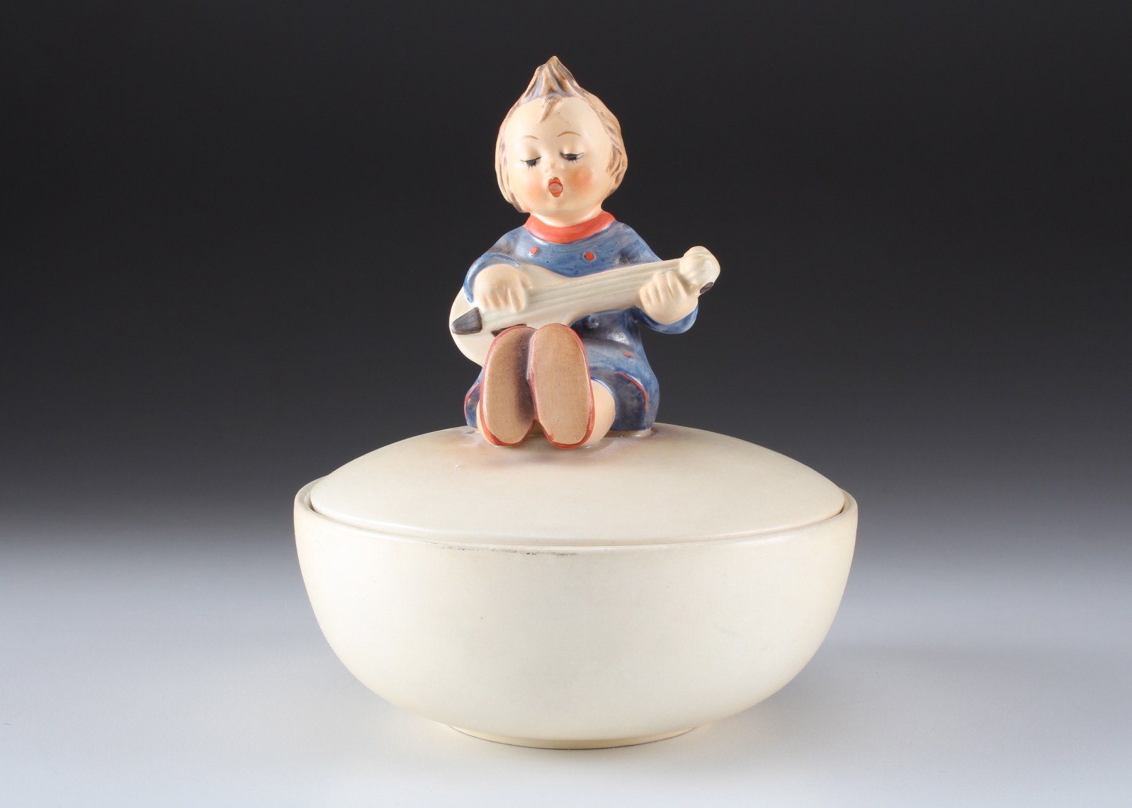 "Joyful" Hummel Lidded Candy Dish