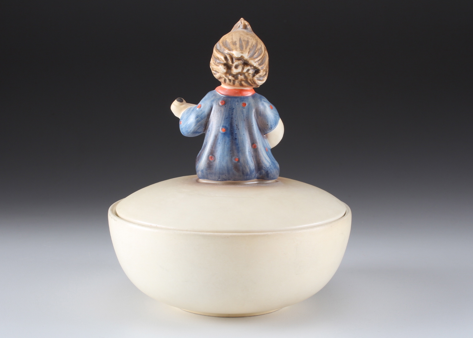 "Joyful" Hummel Lidded Candy Dish