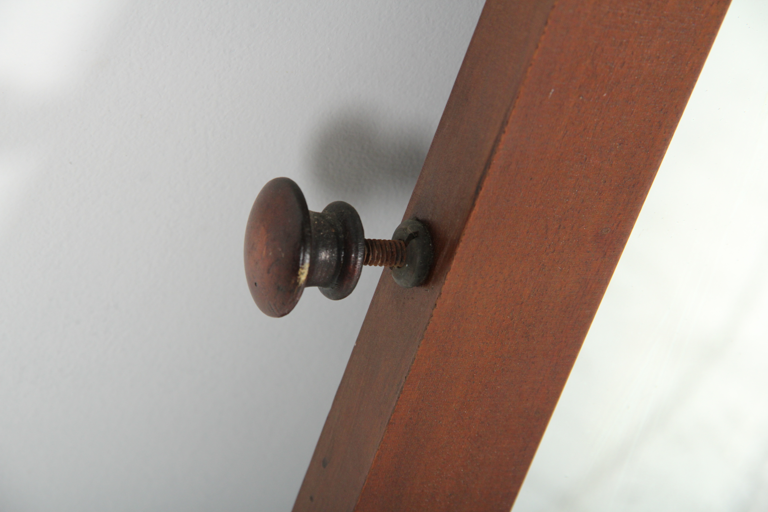 Vintage Dresser Mirror with Walnut Frame