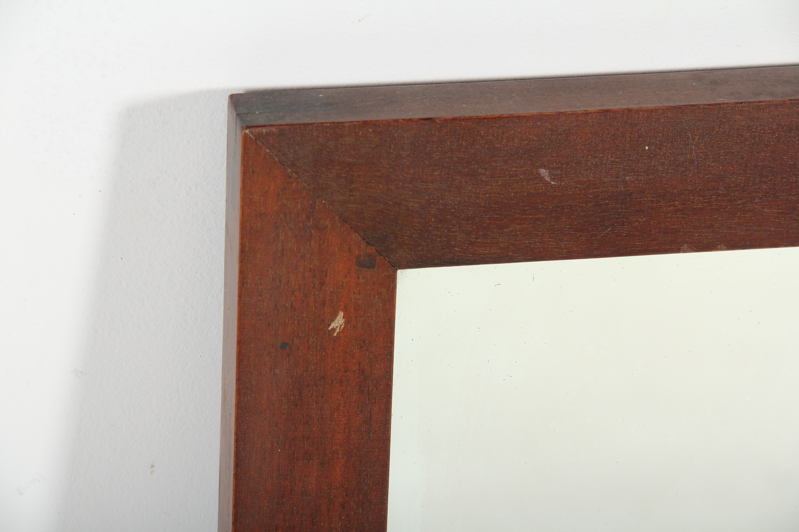 Vintage Dresser Mirror with Walnut Frame