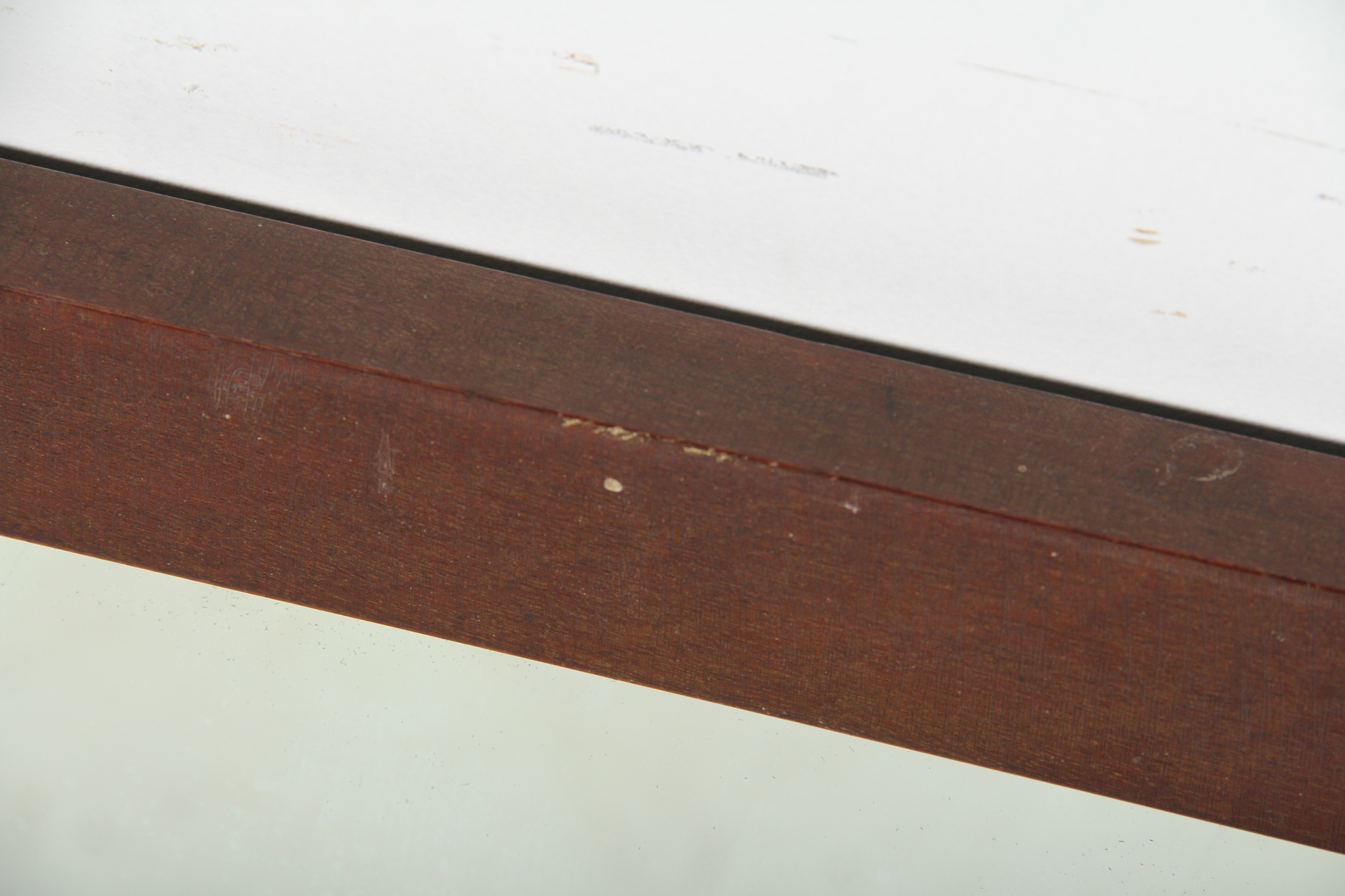 Vintage Dresser Mirror with Walnut Frame