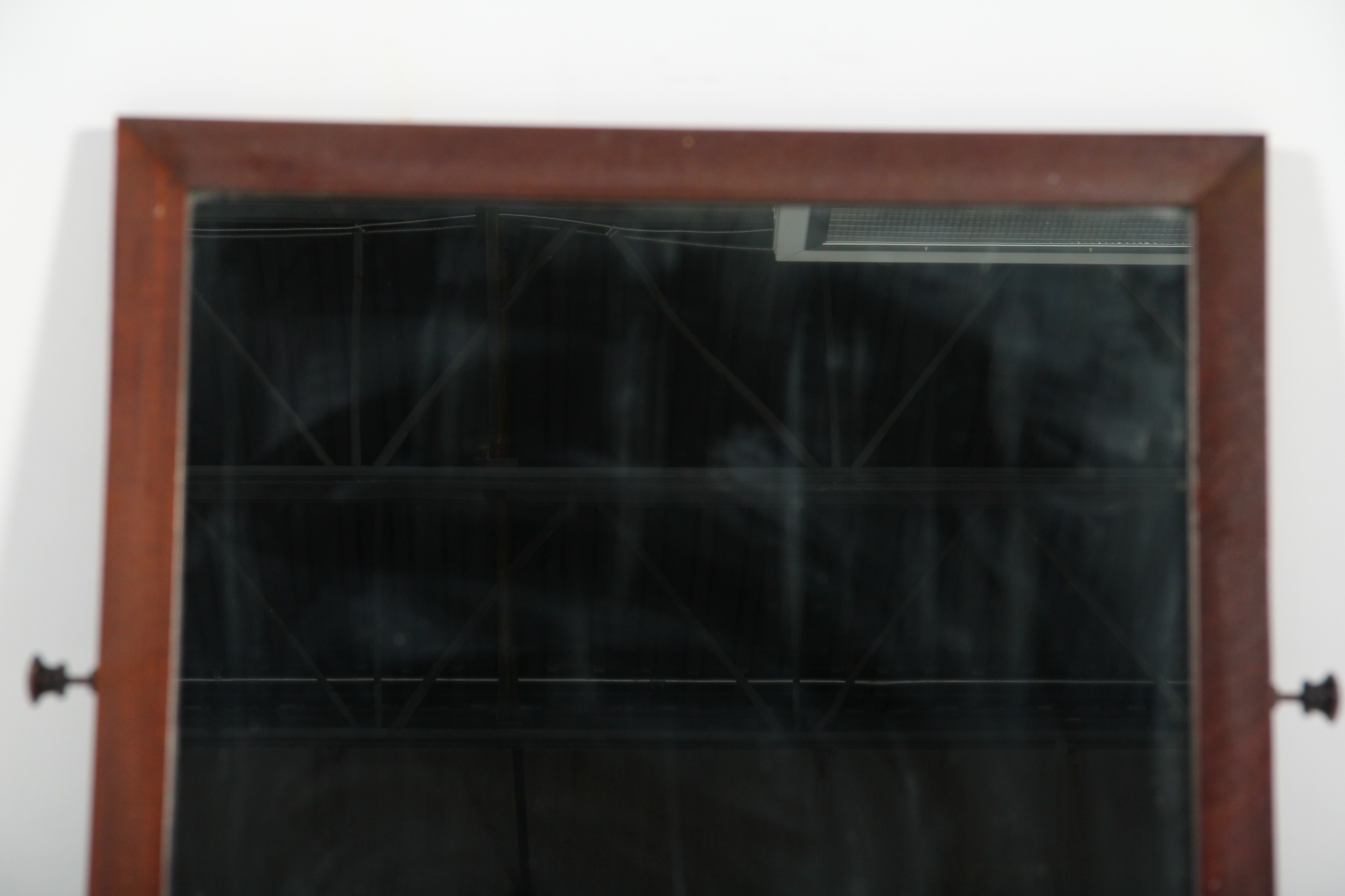 Vintage Dresser Mirror with Walnut Frame