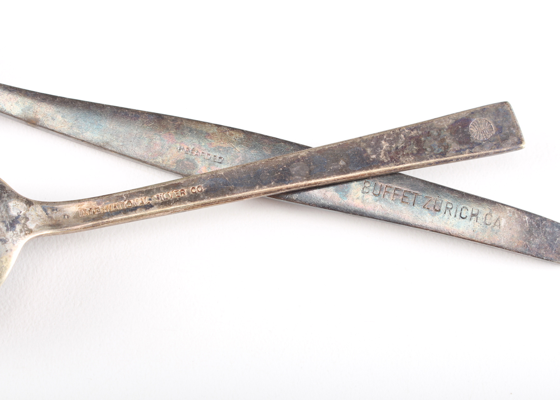 Small Group of Silverplate and Three Keys