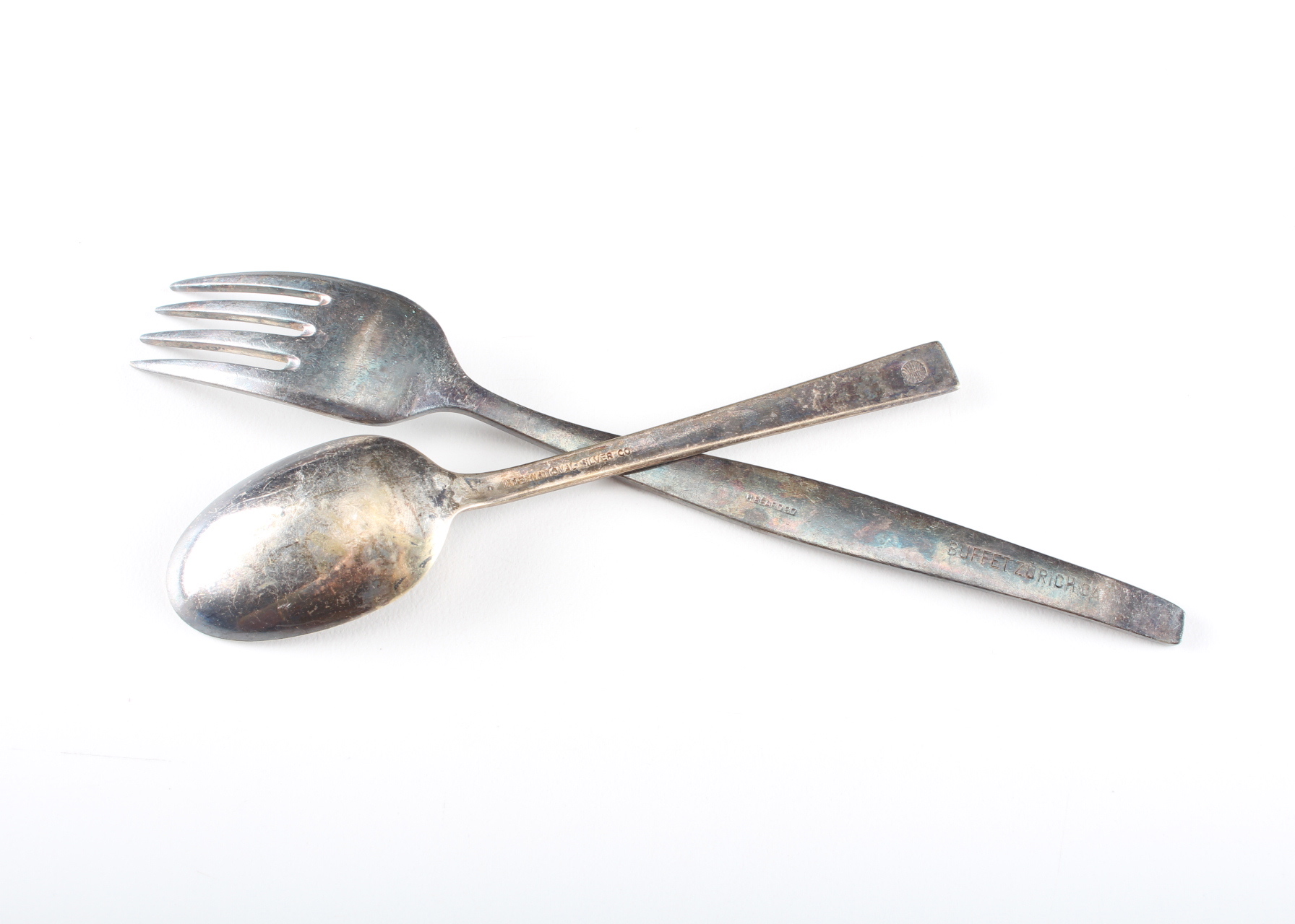 Small Group of Silverplate and Three Keys