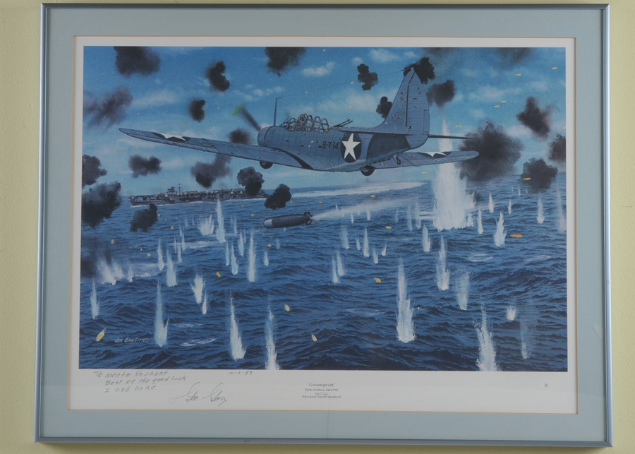 Battle of Midway Sole Survivor print by Jim Griffiths