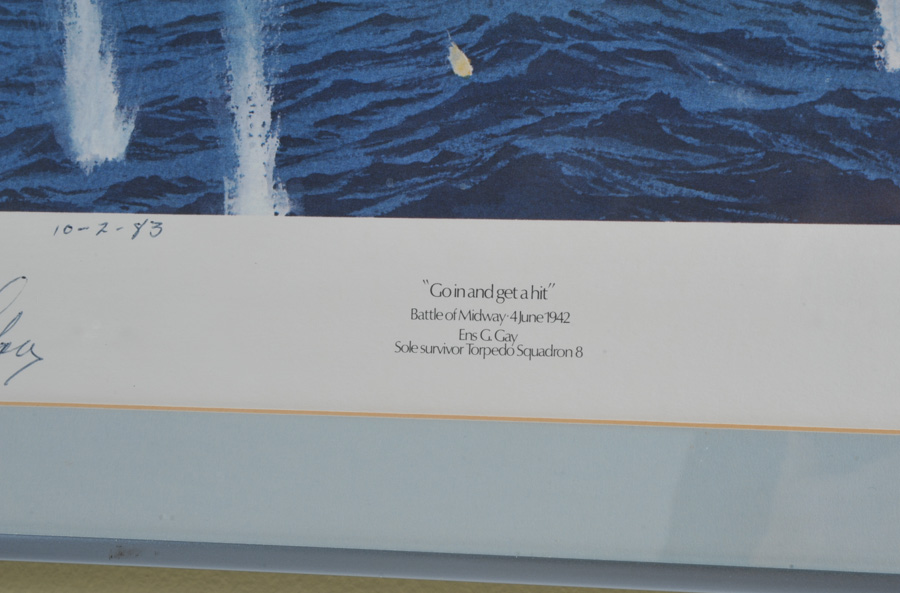 Battle of Midway Sole Survivor print by Jim Griffiths