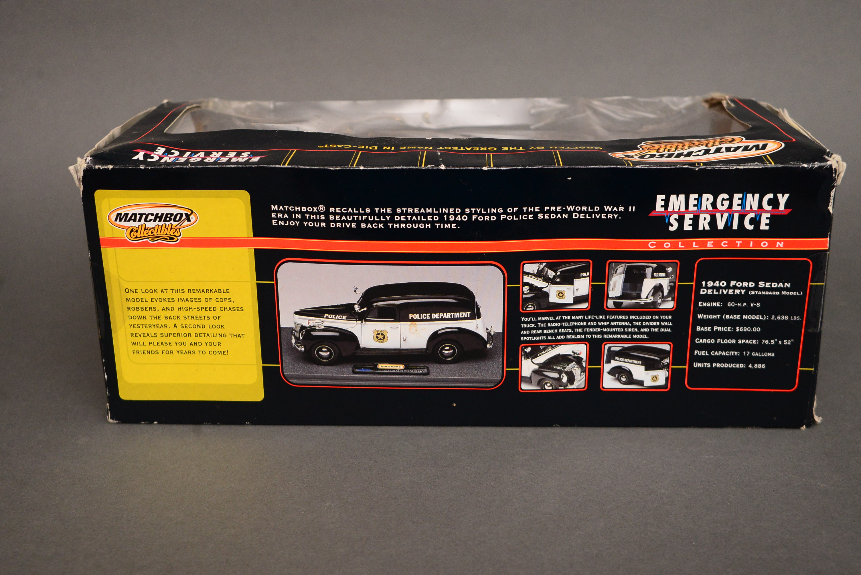 Emergency Service Collectible Matchbox Police Car