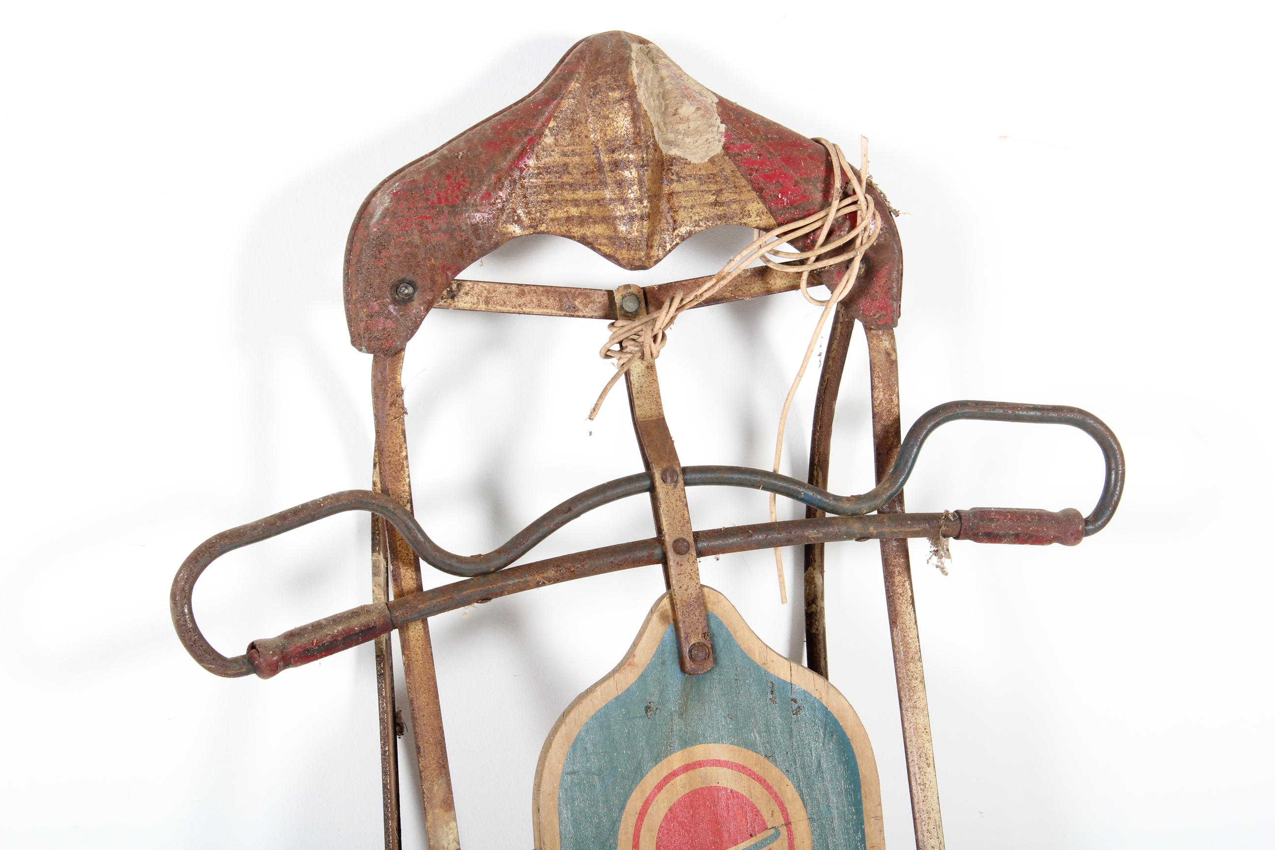 Pair of Vintage Wood and Metal Runner Sleds