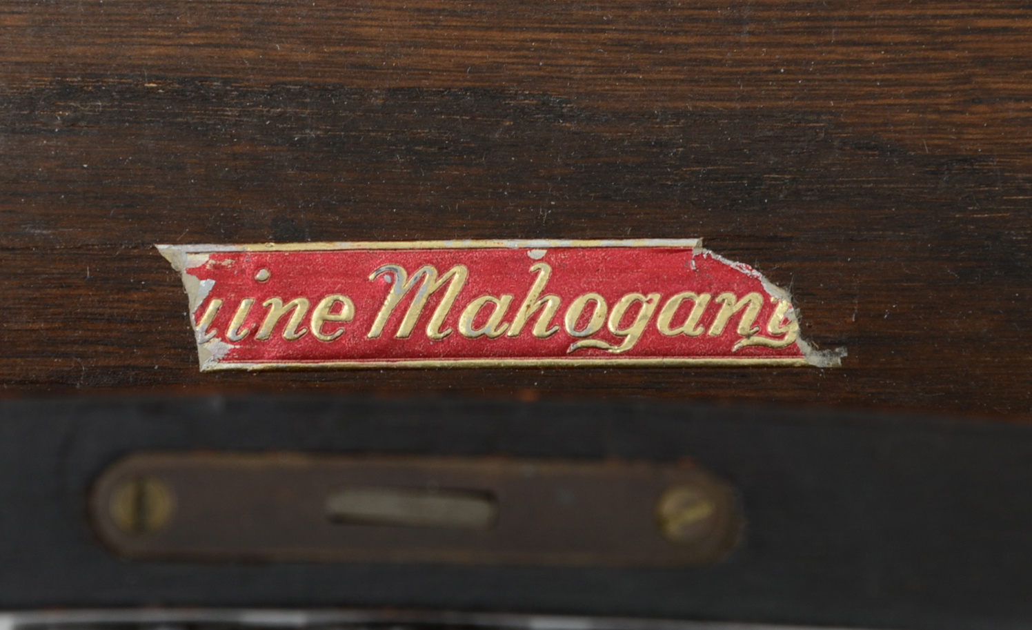 Mahogany Drop-Front Desk