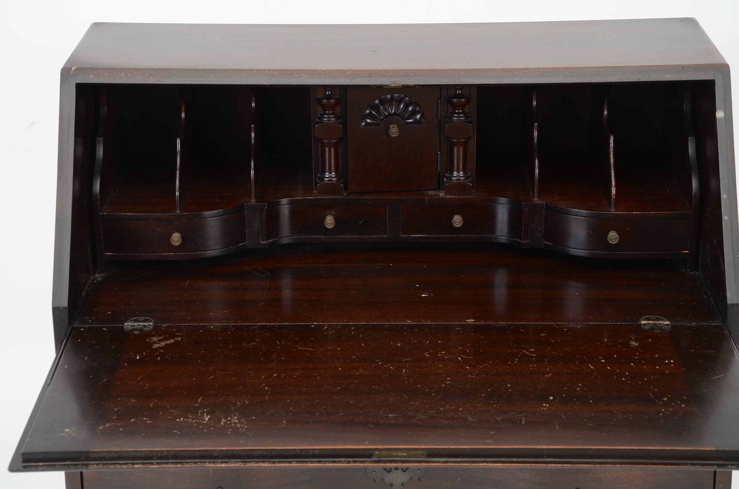 Mahogany Drop-Front Desk