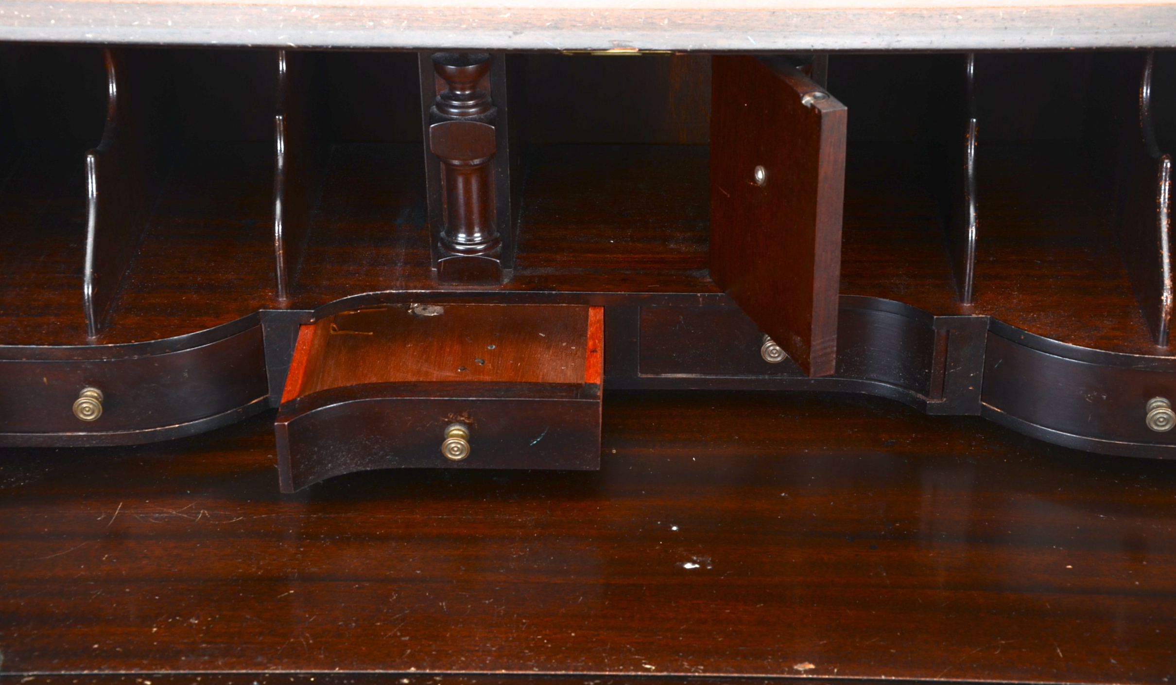 Mahogany Drop-Front Desk