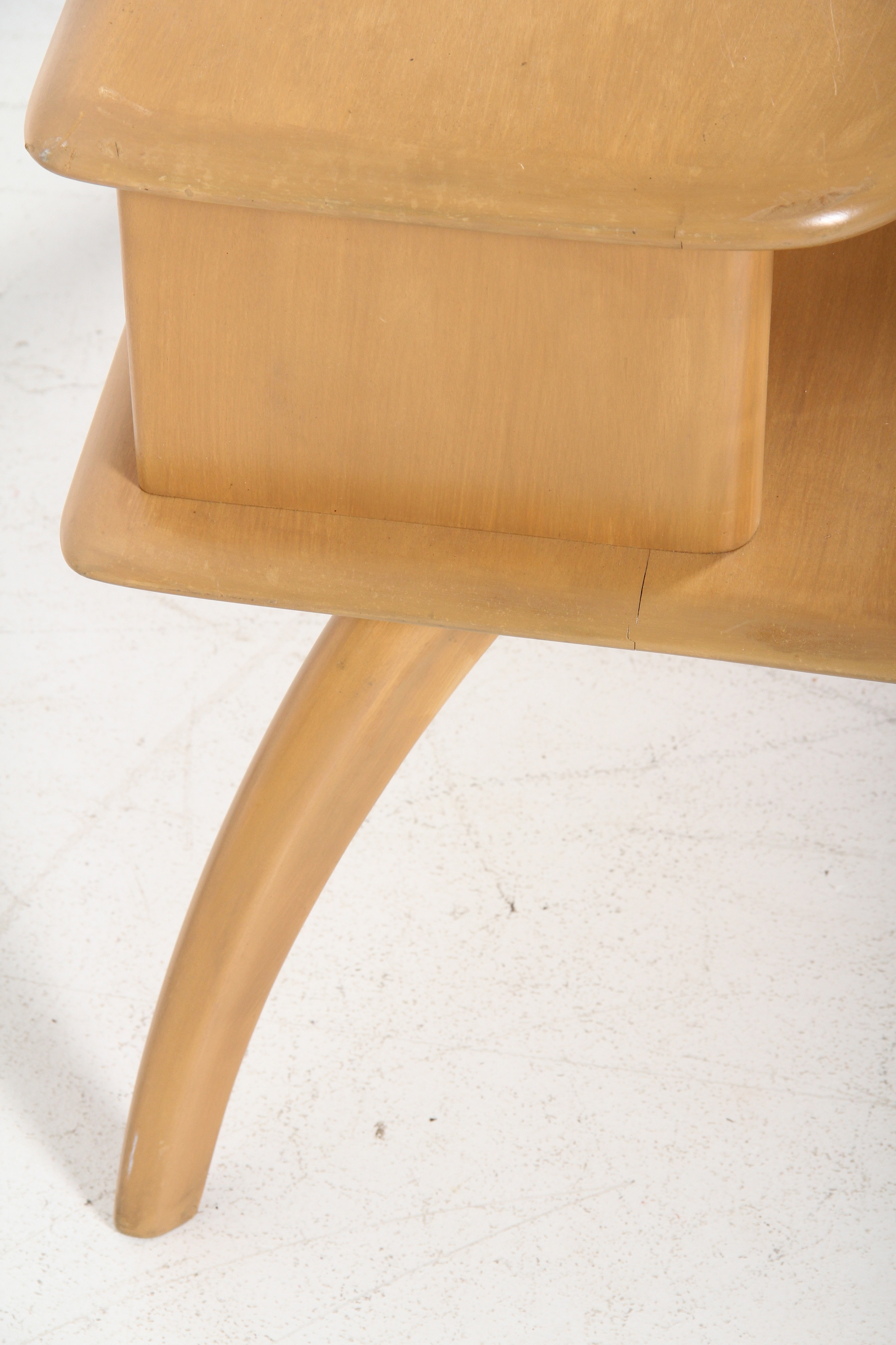 Heywood Wakefield 938 Two Tiered Corner Table