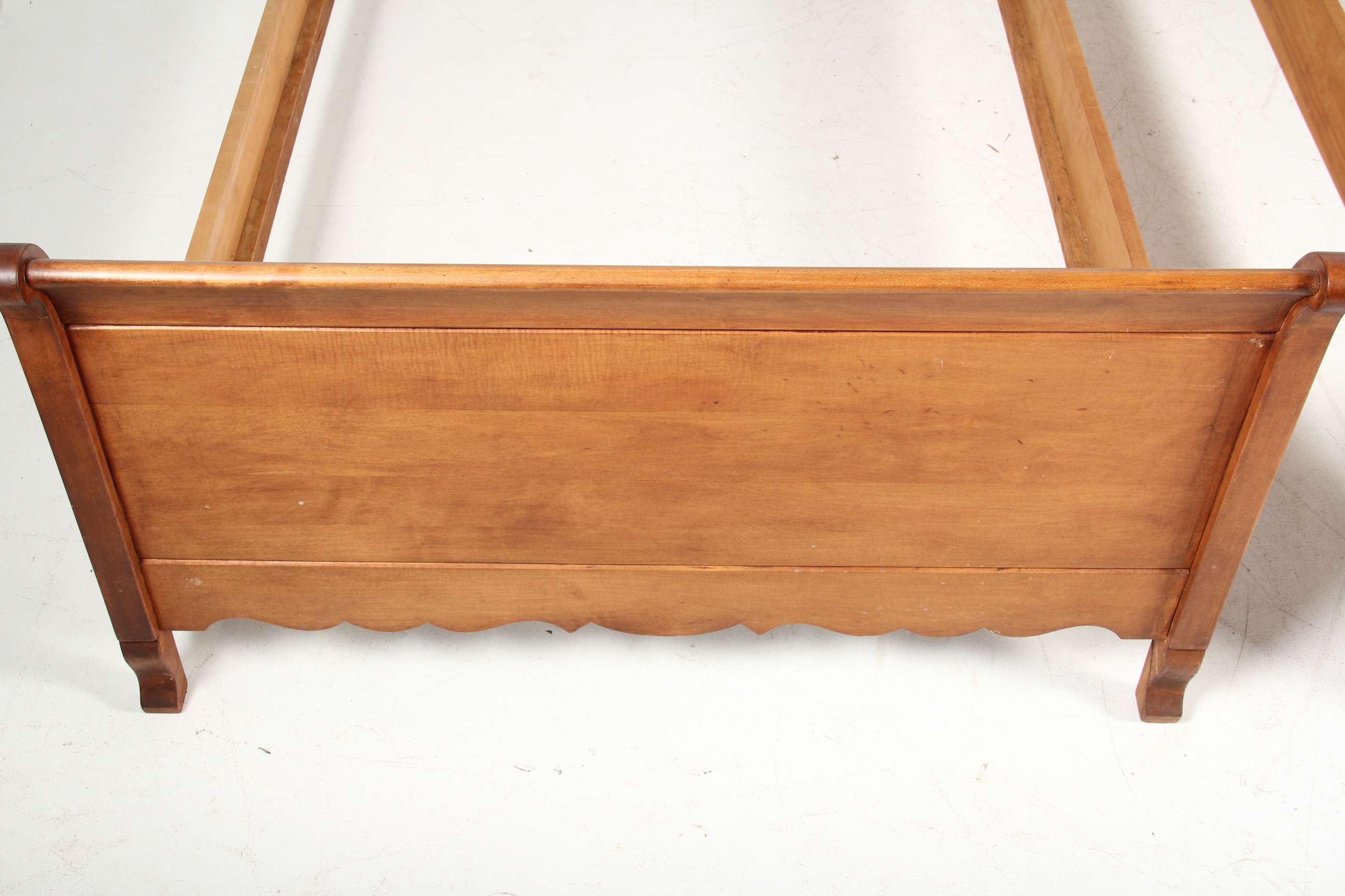 Pair of Maple Sleigh Beds