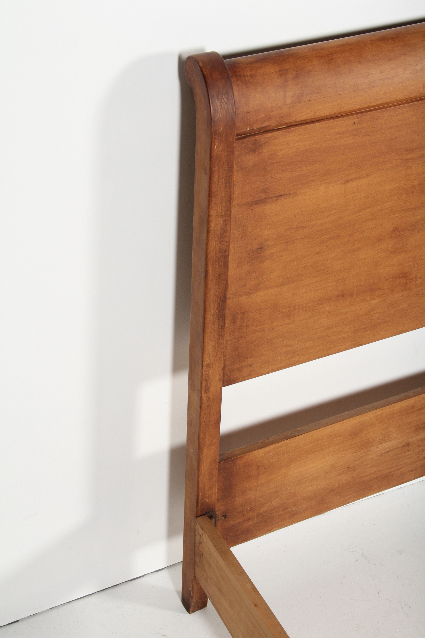 Pair of Maple Sleigh Beds