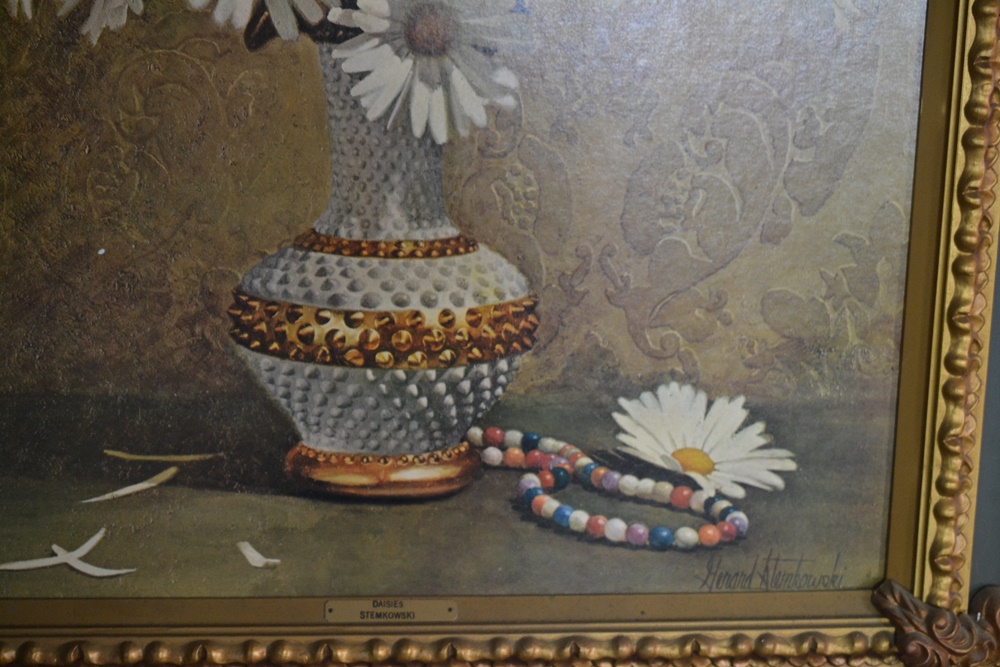 "Daisies" Lithograph After Gerard Stemkowsky