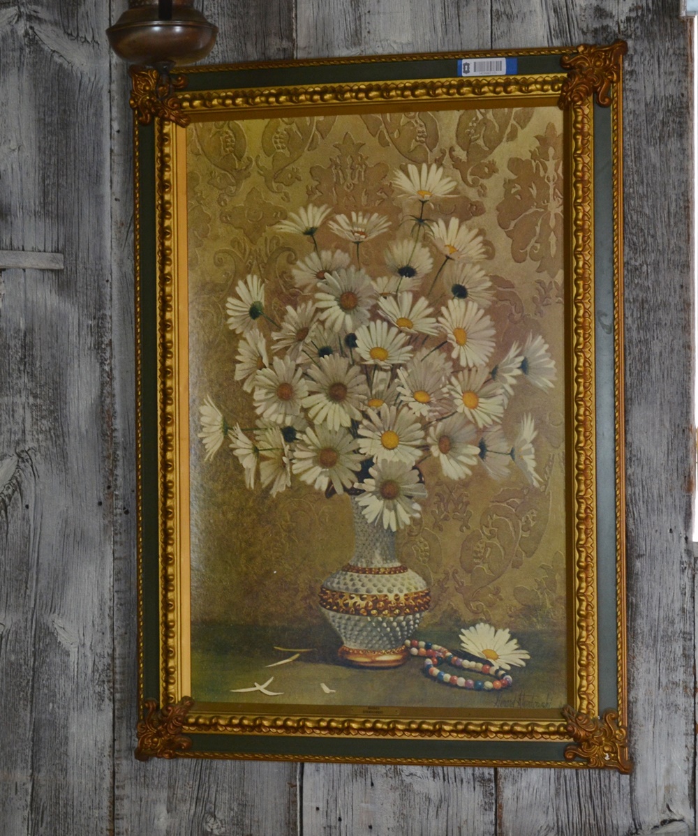 "Daisies" Lithograph After Gerard Stemkowsky