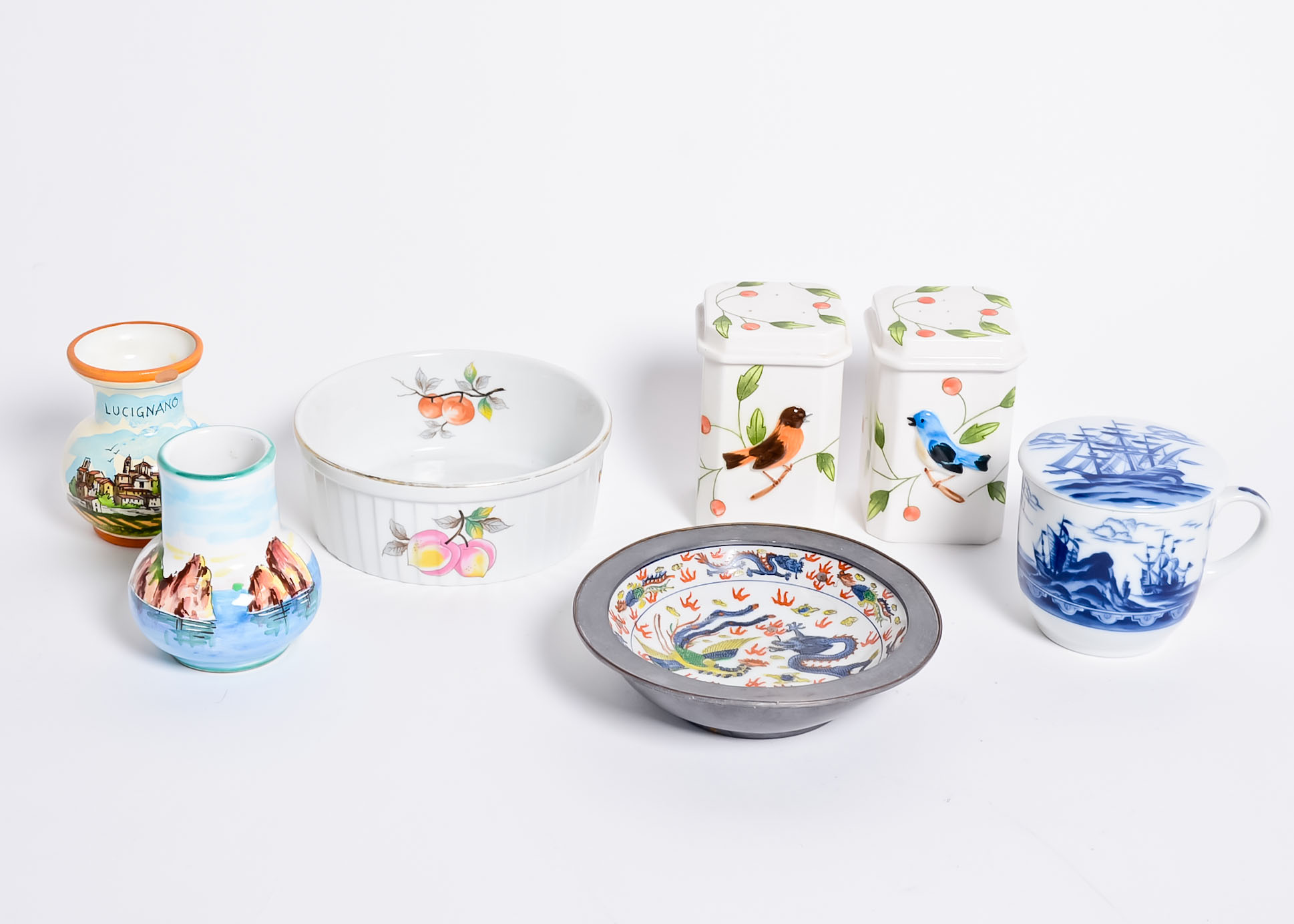 Assortment of Vintage Decorative and Kitchen Items