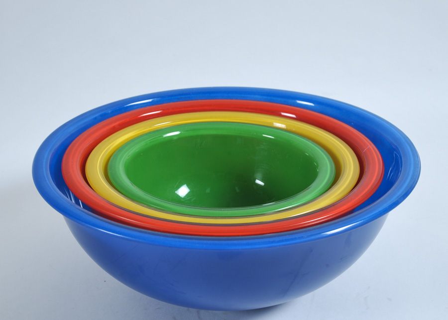Vintage Pyrex Primary Color Mixing Bowls